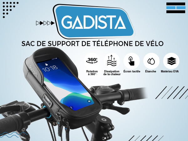 Universal - Réglable 360 Etanche Vélo Porte Téléphone Universel Vélo Moto  Guidon Porte Téléphone Support Convient pour