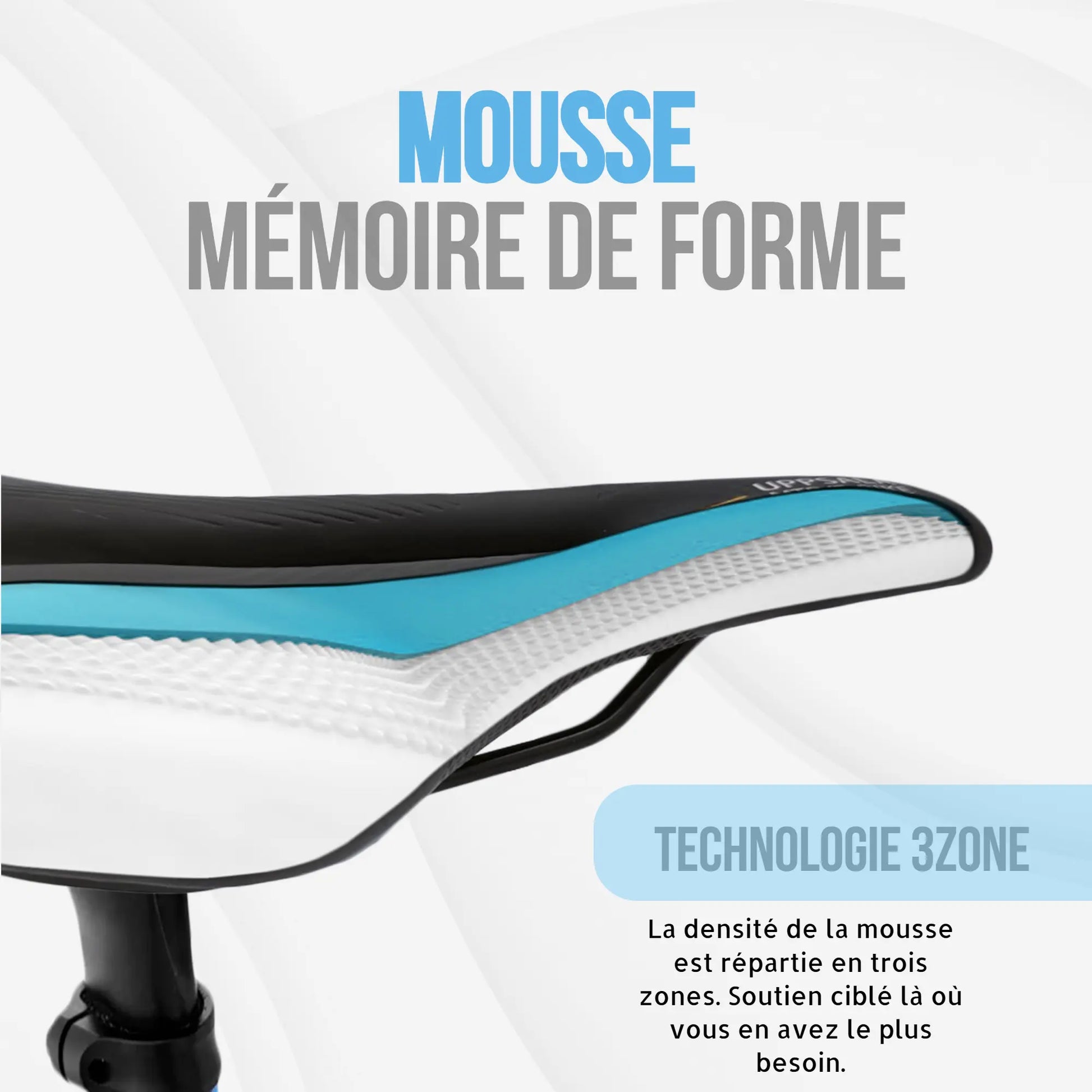 Selle velo FREYA ultra confortable fait mains en ITALIE avec technologie brevetée 3ZONES. Usage VTT, GRAVEL, vélo électrique. GADISTA